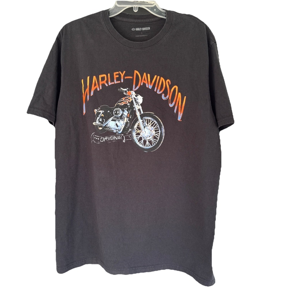 Harley‎ Davidson White Lightning Black Chattanooga Tennessee T-Shirt Size Large